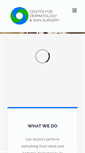 Mobile Screenshot of centerfordermatologynj.com